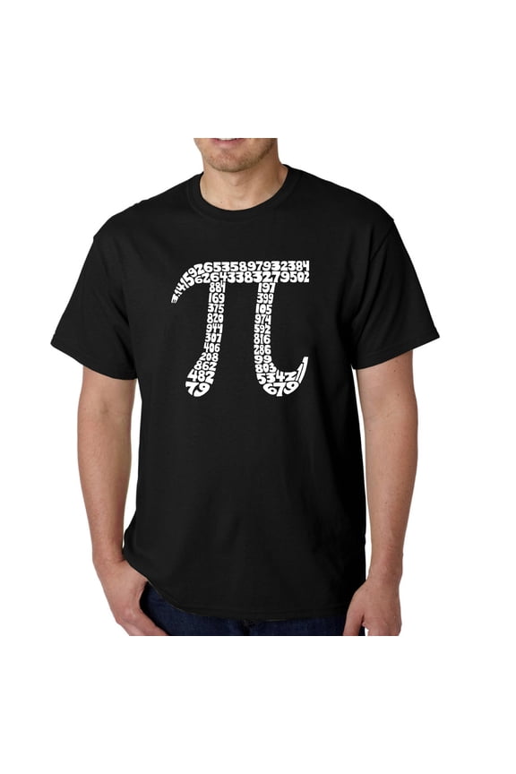 Men's Word Art T-Shirt - THE FIRST 100 DIGITS OF PI