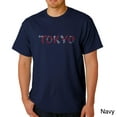 thumbnail image 1 of LA Pop Art Men's Word Art T-Shirt - THE NEIGHBORHOODS OF TOKYO, 1 of 2