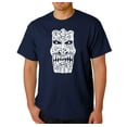thumbnail image 1 of LA Pop Art Men's Word Art T-Shirt - TIKI - BIG KAHUNA, 1 of 2