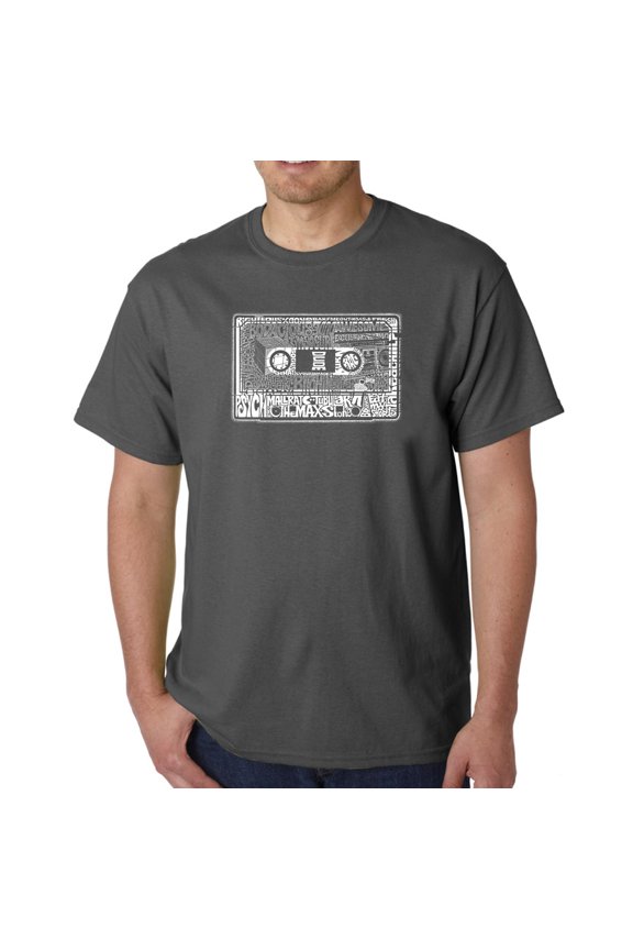 Men's Word Art T-Shirt - The 80's