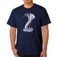 thumbnail image 1 of LA Pop Art Men's Word Art T-Shirt - Tyles of Snakes, 1 of 2