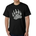 thumbnail image 1 of LA Pop Art Men's Word Art T-Shirt - Types of Bears, 1 of 2