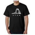 thumbnail image 1 of LA Pop Art Men's Word Art T-Shirt - Utah, 1 of 2