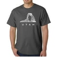thumbnail image 1 of LA Pop Art Men's Word Art T-Shirt - Utah, 1 of 2