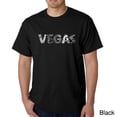 thumbnail image 1 of LA Pop Art Men's Word Art T-Shirt - VEGAS, 1 of 2