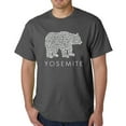 thumbnail image 1 of LA Pop Art Men's Word Art T-Shirt - Yosemite Bear, 1 of 2