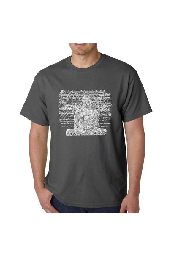 Men's Word Art T-Shirt - Zen Buddha