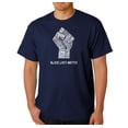 thumbnail image 1 of LA Pop Art Men's Word Art T-shirt - Black Lives Matter, 1 of 2