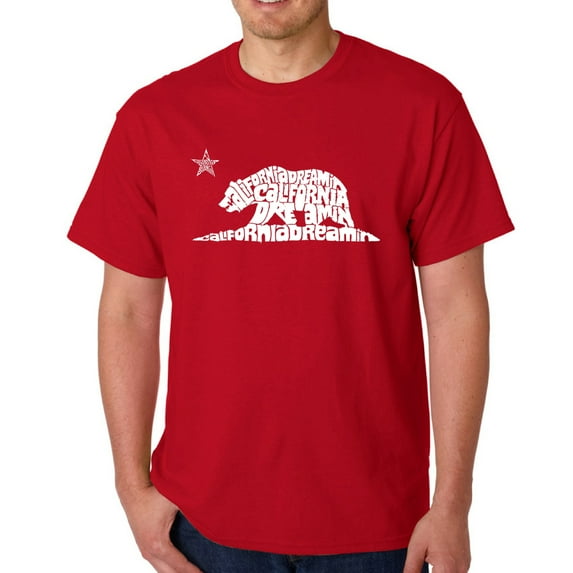 LA Pop Art Men's Word Art T-shirt - California Dreamin