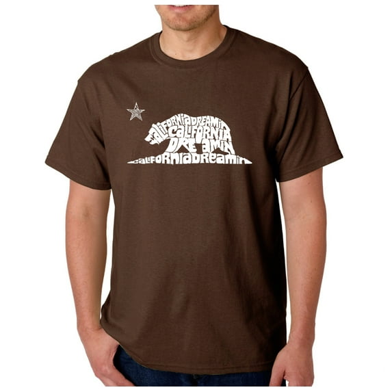 LA Pop Art Men's Word Art T-shirt - California Dreamin