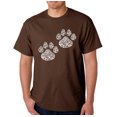 thumbnail image 1 of LA Pop Art Men's Word Art T-shirt - Cat Mom, 1 of 2