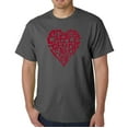 thumbnail image 1 of LA Pop Art Men's Word Art T-shirt - Crazy Little Thing Called Love, 1 of 2