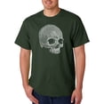 thumbnail image 1 of LA Pop Art Men's Word Art T-shirt - Dead Inside Skull, 1 of 2