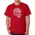 thumbnail image 1 of LA Pop Art Men's Word Art T-shirt - Dead Inside Skull, 1 of 2