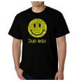 thumbnail image 1 of LA Pop Art Men's Word Art T-shirt - Dead Inside Smile, 1 of 2