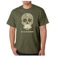 thumbnail image 1 of LA Pop Art Men's Word Art T-shirt - Dia De Los Muertos, 1 of 2