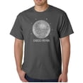 thumbnail image 1 of LA Pop Art Men's Word Art T-shirt - Disco Ball, 1 of 2