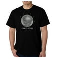thumbnail image 1 of LA Pop Art Men's Word Art T-shirt - Disco Ball, 1 of 2