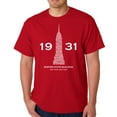 thumbnail image 1 of LA Pop Art Men's Word Art T-shirt - Empire State Building, 1 of 2