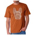 thumbnail image 1 of LA Pop Art Men's Word Art T-shirt - French Bulldog, 1 of 2
