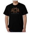 thumbnail image 1 of LA Pop Art Men's Word Art T-shirt - Namaste, 1 of 2