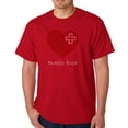 thumbnail image 1 of LA Pop Art Men's Word Art T-shirt - Nurses Rock, 1 of 2