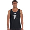 thumbnail image 1 of LA Pop Art Men's Word Art Tank Top - AL CAPONE-ORIGINAL GANGSTER, 1 of 2
