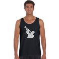 thumbnail image 1 of LA Pop Art Men's Word Art Tank Top - ALL TIME JAZZ SONGS, 1 of 2