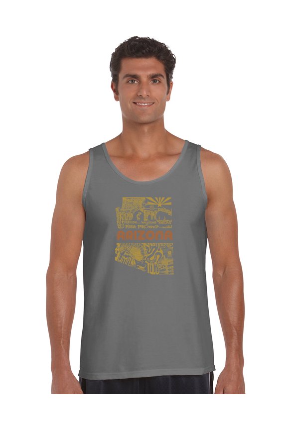 Men's Word Art Tank Top - Az Pics