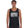 thumbnail image 1 of LA Pop Art Men's Word Art Tank Top - Brooklyn Bridge, 1 of 2