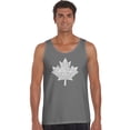 thumbnail image 1 of LA Pop Art Men's Word Art Tank Top - CANADIAN NATIONAL ANTHEM, 1 of 2