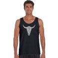 thumbnail image 1 of LA Pop Art Men's Word Art Tank Top - COUNTRY MUSIC'S ALL TIME HITS, 1 of 2