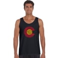 thumbnail image 1 of LA Pop Art Men's Word Art Tank Top - Colorado, 1 of 2