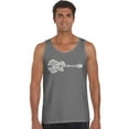 thumbnail image 1 of LA Pop Art Men's Word Art Tank Top - Country Guitar, 1 of 2