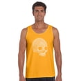thumbnail image 1 of LA Pop Art Men's Word Art Tank Top - Dead Inside Skull, 1 of 2