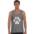 thumbnail image 1 of LA Pop Art Men's Word Art Tank Top - Dog Mom, 1 of 2