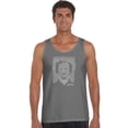 thumbnail image 1 of LA Pop Art Men's Word Art Tank Top - EDGAR ALLEN POE - THE RAVEN, 1 of 2