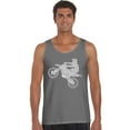 thumbnail image 1 of LA Pop Art Men's Word Art Tank Top - Freestyle Motocross - FMX, 1 of 2