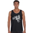 thumbnail image 1 of LA Pop Art Men's Word Art Tank Top - Freestyle Motocross - FMX, 1 of 2