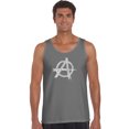 thumbnail image 1 of LA Pop Art Men's Word Art Tank Top - GREAT ALL TIME PUNK SONGS, 1 of 2