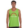 thumbnail image 1 of LA Pop Art Men's Word Art Tank Top - Good Vibes, 1 of 2