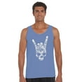 thumbnail image 1 of LA Pop Art Men's Word Art Tank Top - Heavy Metal Genres, 1 of 2