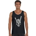 thumbnail image 1 of LA Pop Art Men's Word Art Tank Top - Heavy Metal Genres, 1 of 2