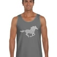 thumbnail image 1 of LA Pop Art Men's Word Art Tank Top - Horse Breeds, 1 of 2