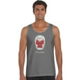 thumbnail image 1 of LA Pop Art Men's Word Art Tank Top - MEXICAN WRESTLING MASK, 1 of 2