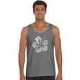 thumbnail image 1 of LA Pop Art Men's Word Art Tank Top - Mahalo, 1 of 2