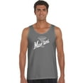 thumbnail image 1 of LA Pop Art Men's Word Art Tank Top - Martini, 1 of 2