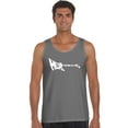 thumbnail image 1 of LA Pop Art Men's Word Art Tank Top - Metal Head, 1 of 2