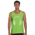 thumbnail image 1 of LA Pop Art Men's Word Art Tank Top - Music Note Headphones, 1 of 2