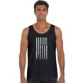 thumbnail image 1 of LA Pop Art Men's Word Art Tank Top - National Anthem Flag, 1 of 2